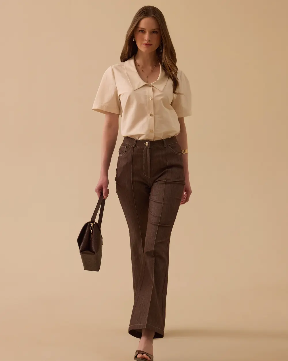 Cepli İspanyol Paça Jean Pantolon