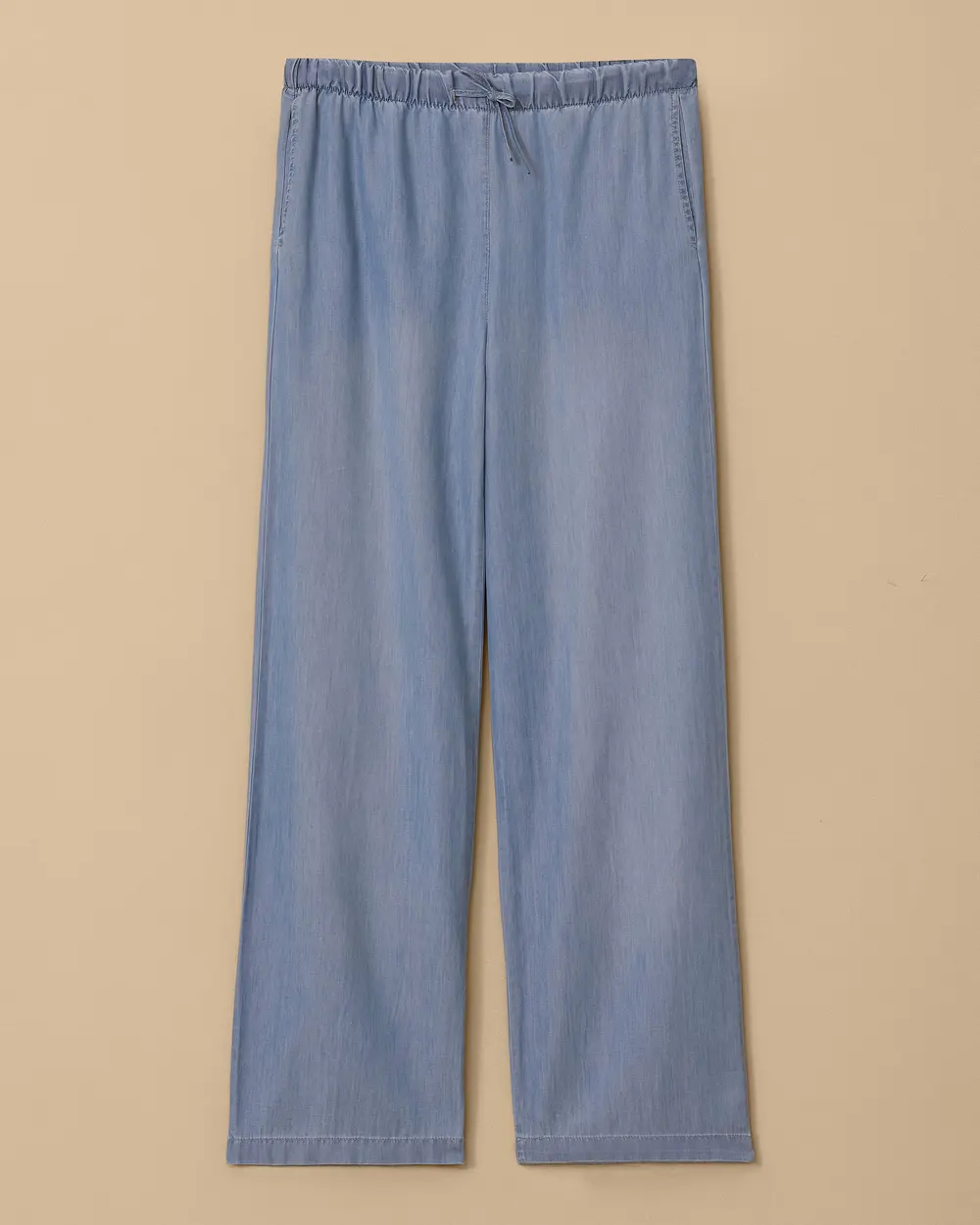 Relaxed Fit Jean with Elastic Waist Detail