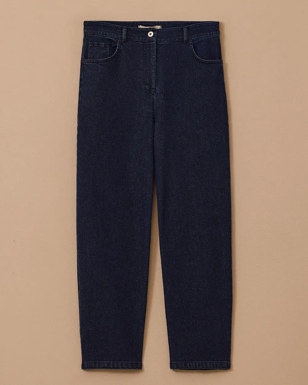 Yüksek Bel Bilek Boy Jean Pantolon