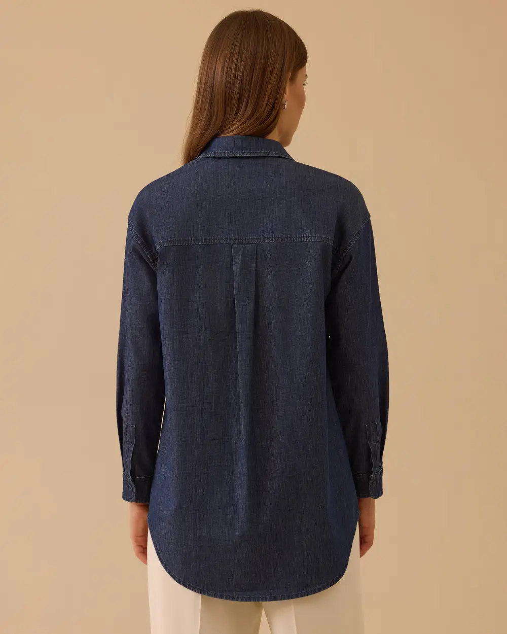 Taşlı Jean Gömlek