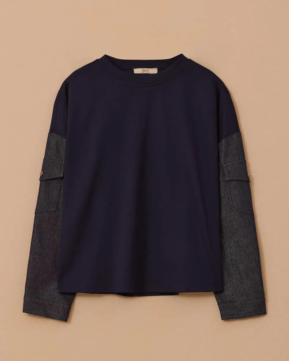 Double Fabric Combed Sweatshirt