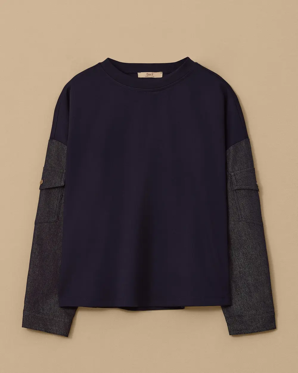Double Fabric Combed Sweatshirt
