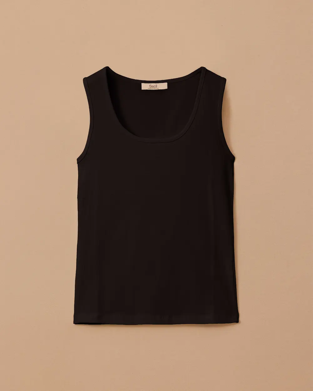 Round Neck Combed Tank Top