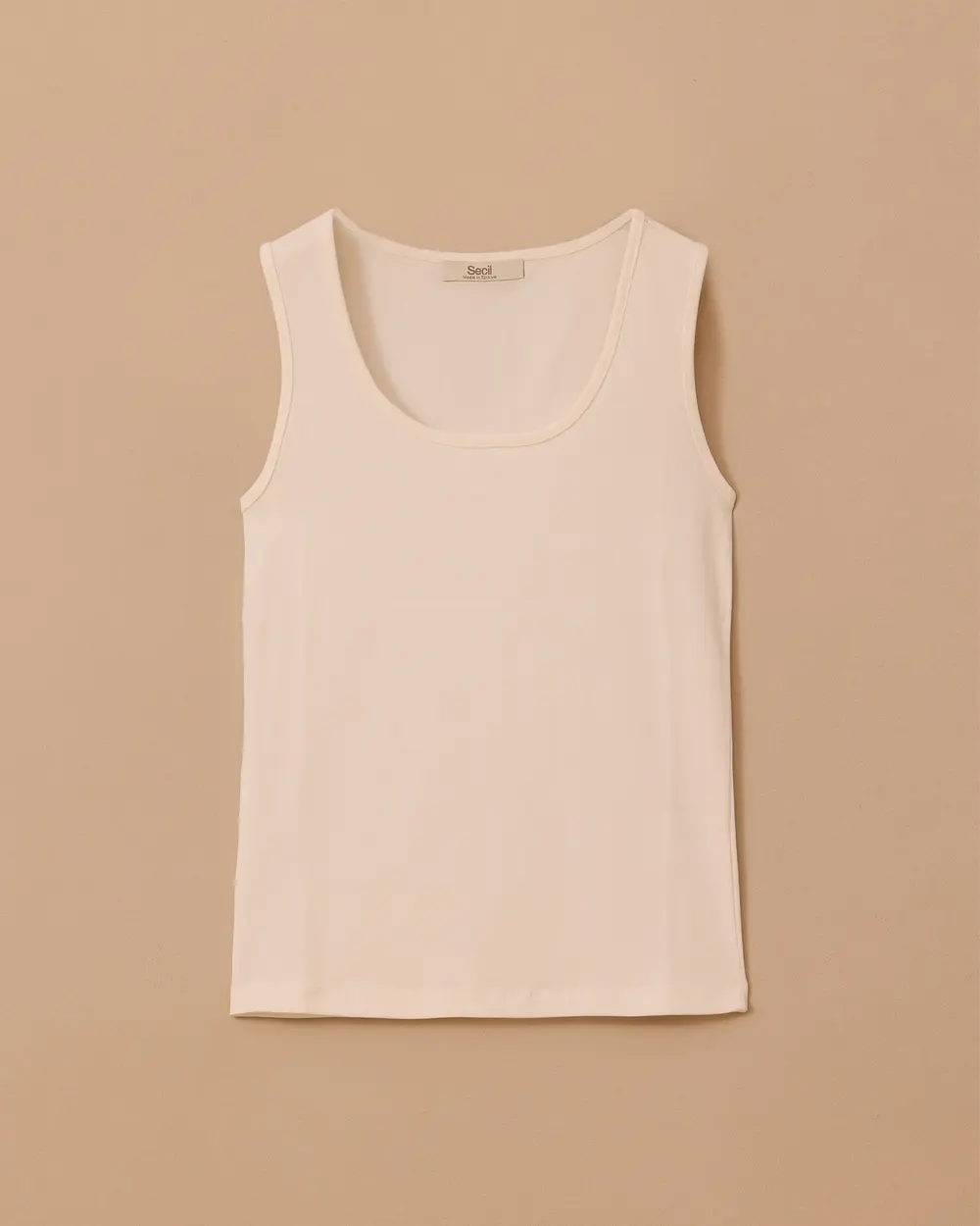 Round Neck Combed Tank Top