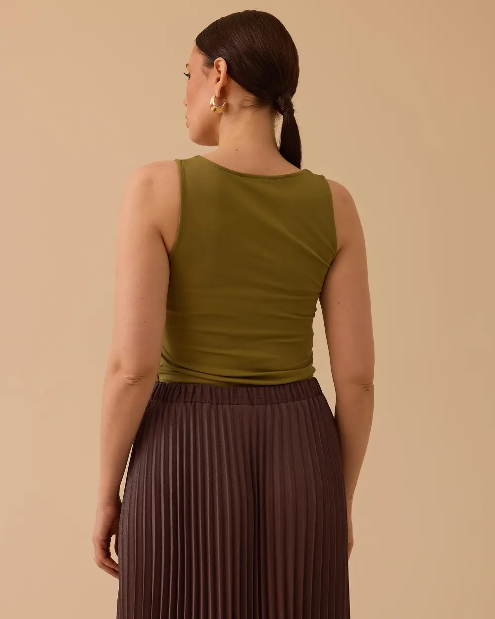 Askılı Kare Yaka Basic Atlet