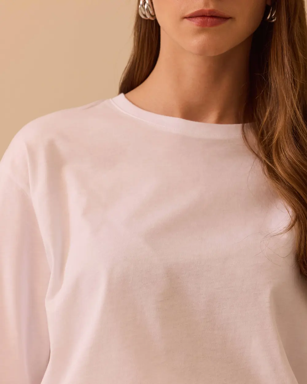 Round Neck Basic T-shirt