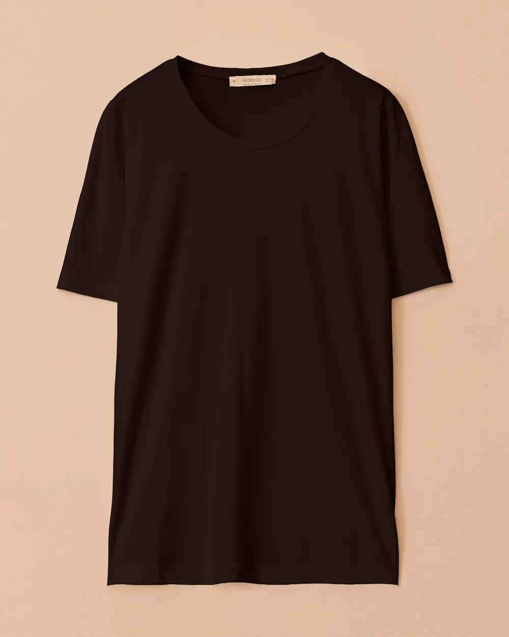 Büyük Beden Yuvarlak Yakalı Kısa Kollu Tişört