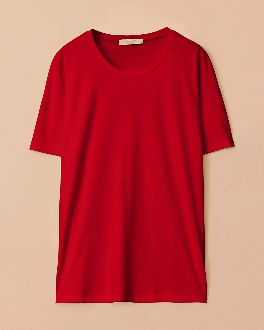 Büyük Beden Yuvarlak Yakalı Kısa Kollu Tişört