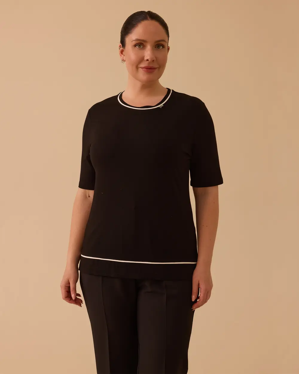Plus Size Striped T-Shirt
