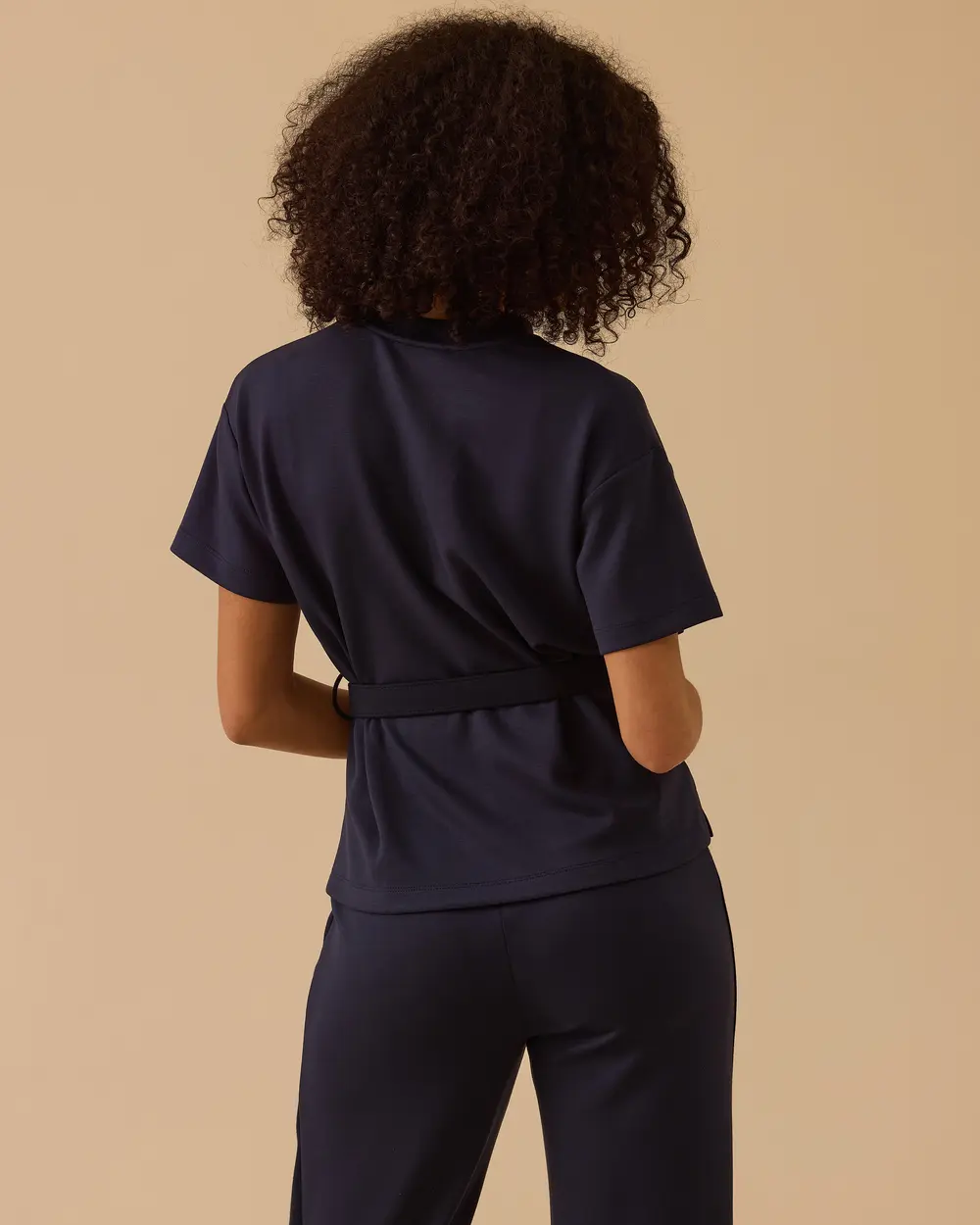 Kemerli Kısa Kollu Takım