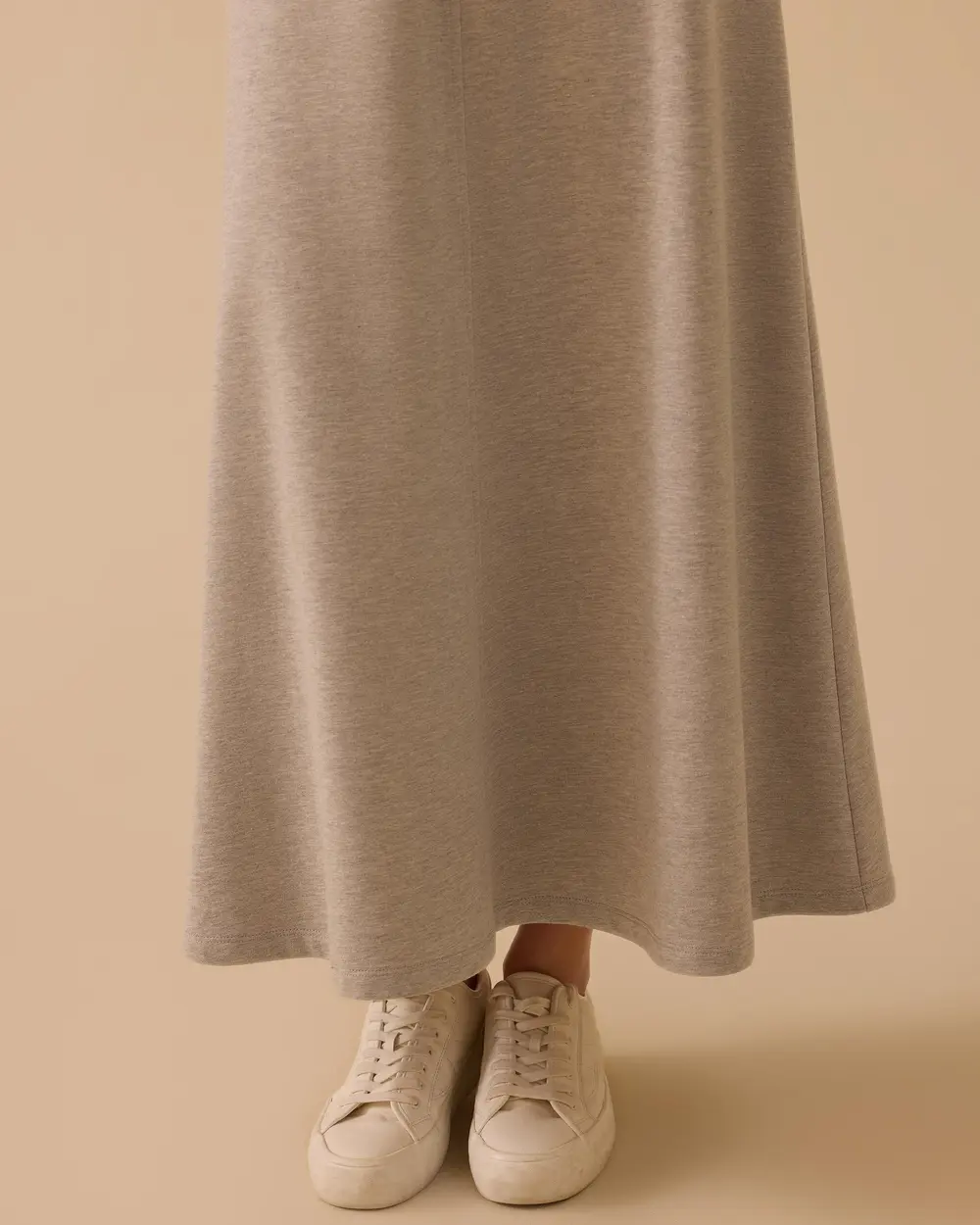 Bisiklet Yaka Etekli Sweatshirt Takım