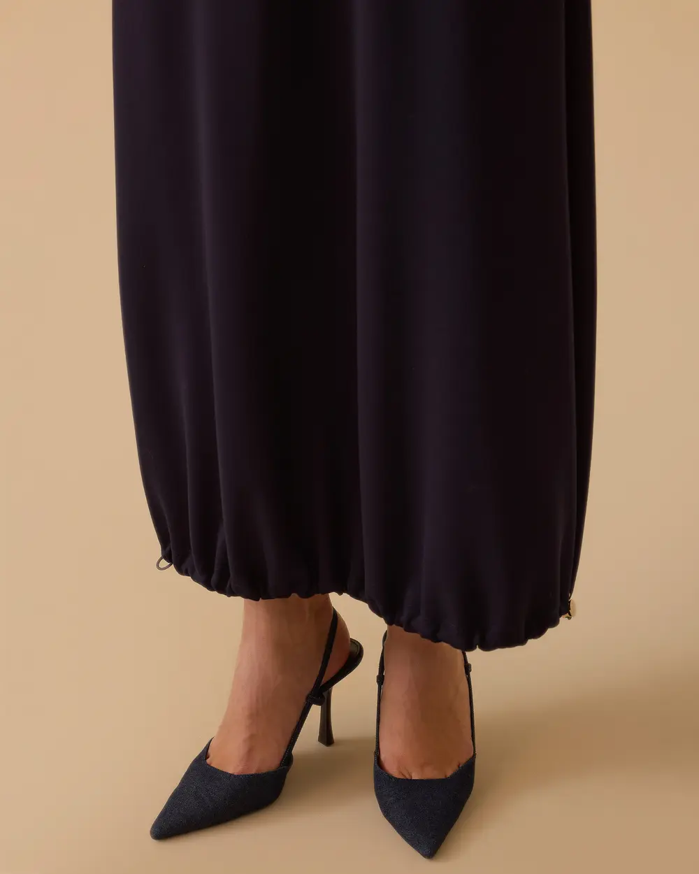 Snap Button Skirted Suit