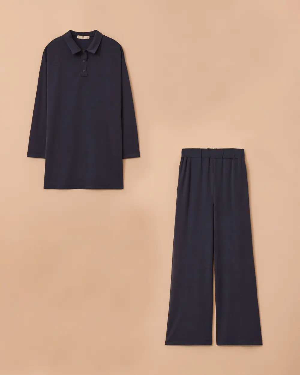 Polo Yaka Uzun Kollu Basic Takım