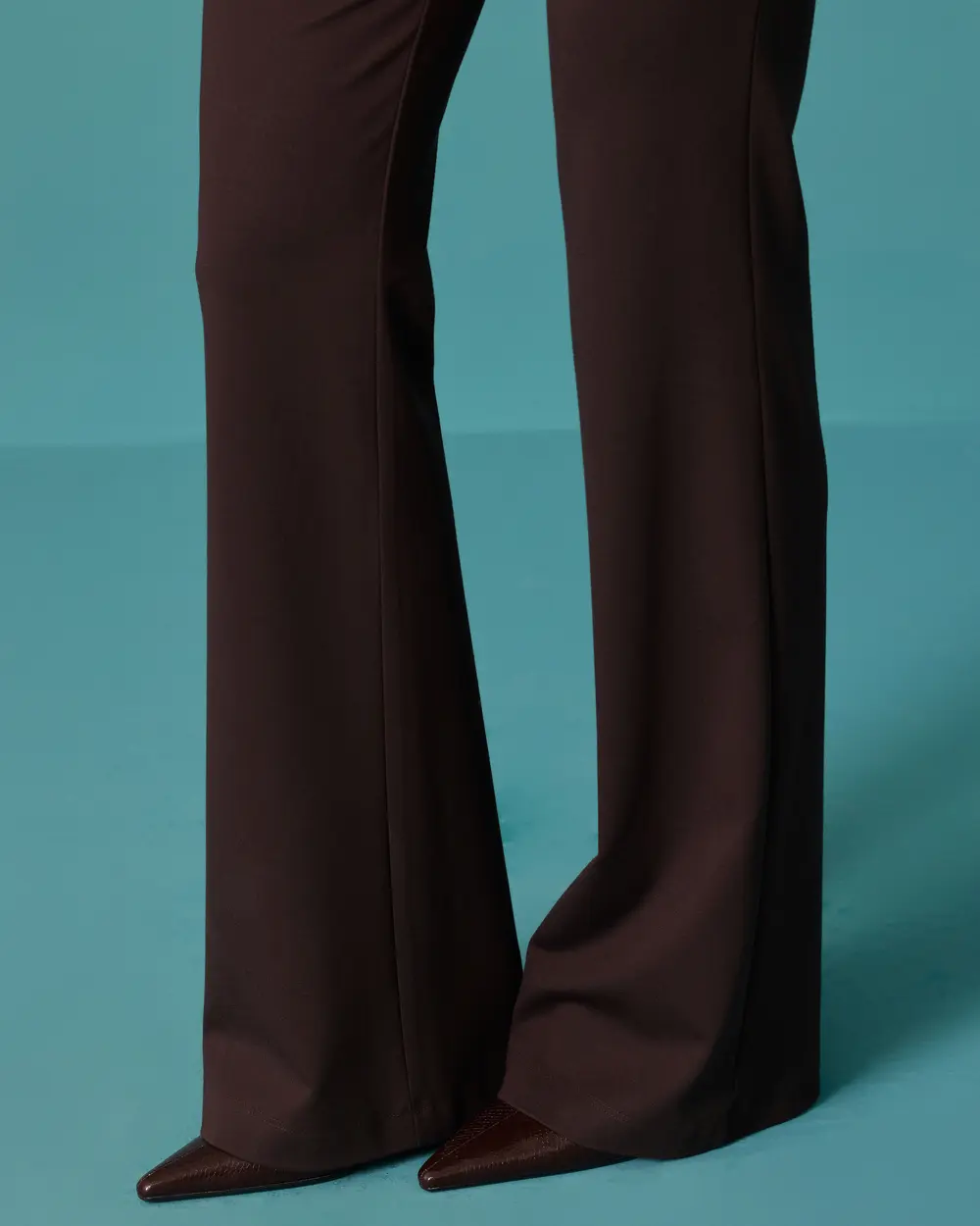 High-Waisted Flared Pants