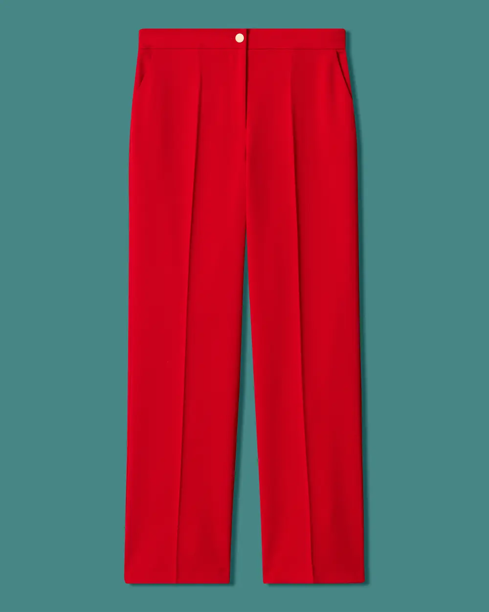 Normal Bel Düz Paça Pantolon
