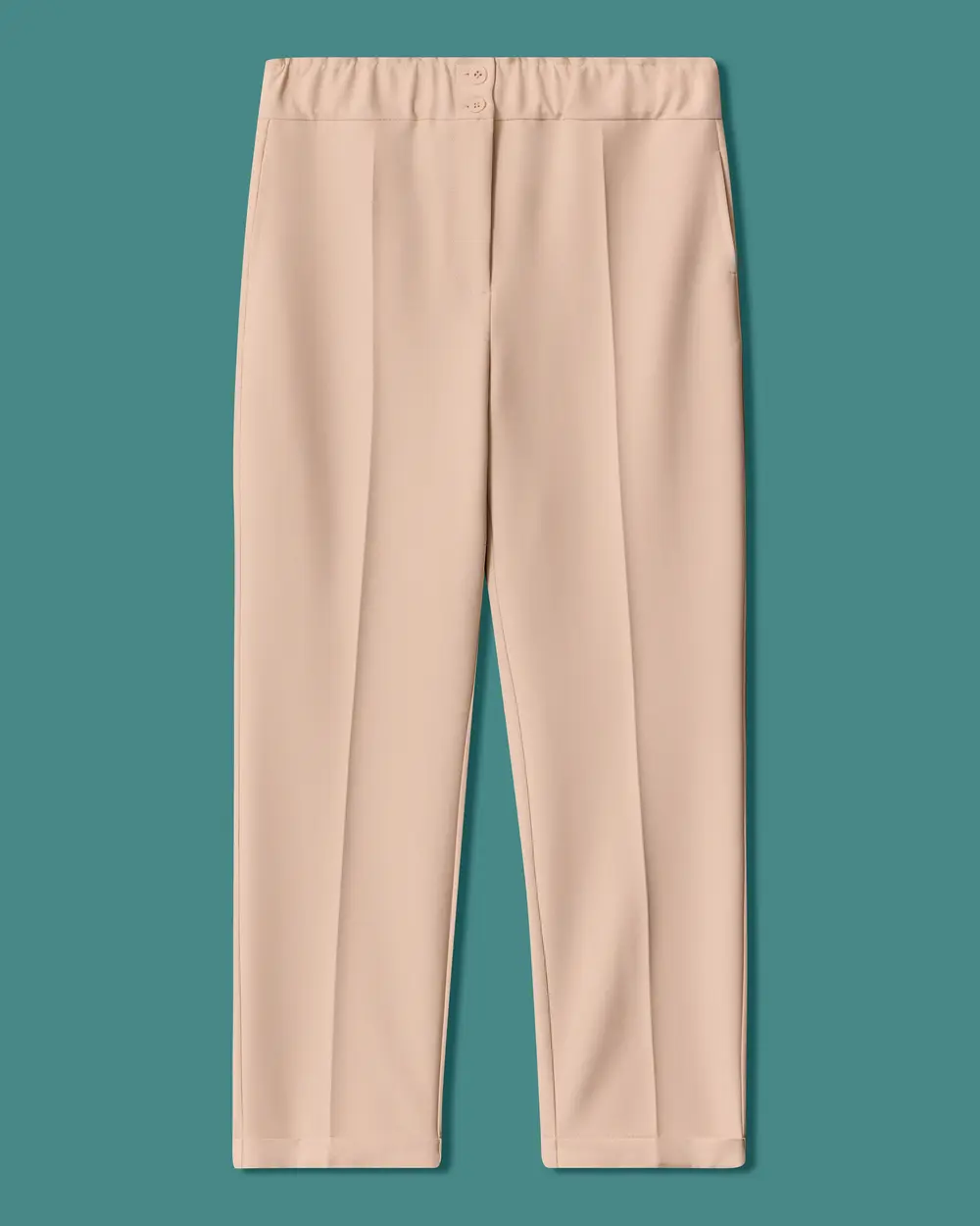 High-Waisted Carrot-Cut Lena Pants