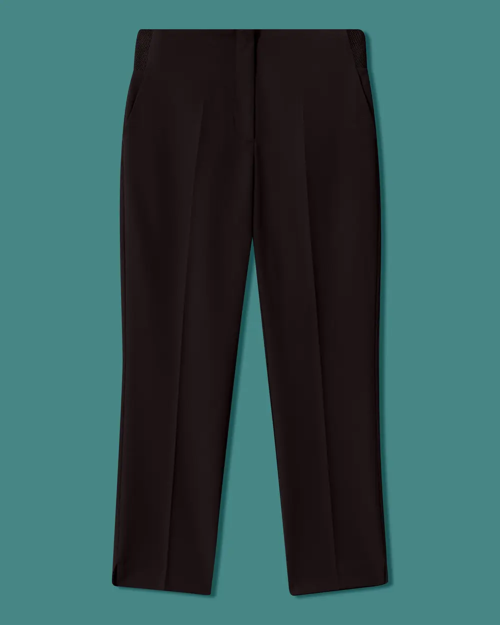 High-Waisted Ankle-Length Pants