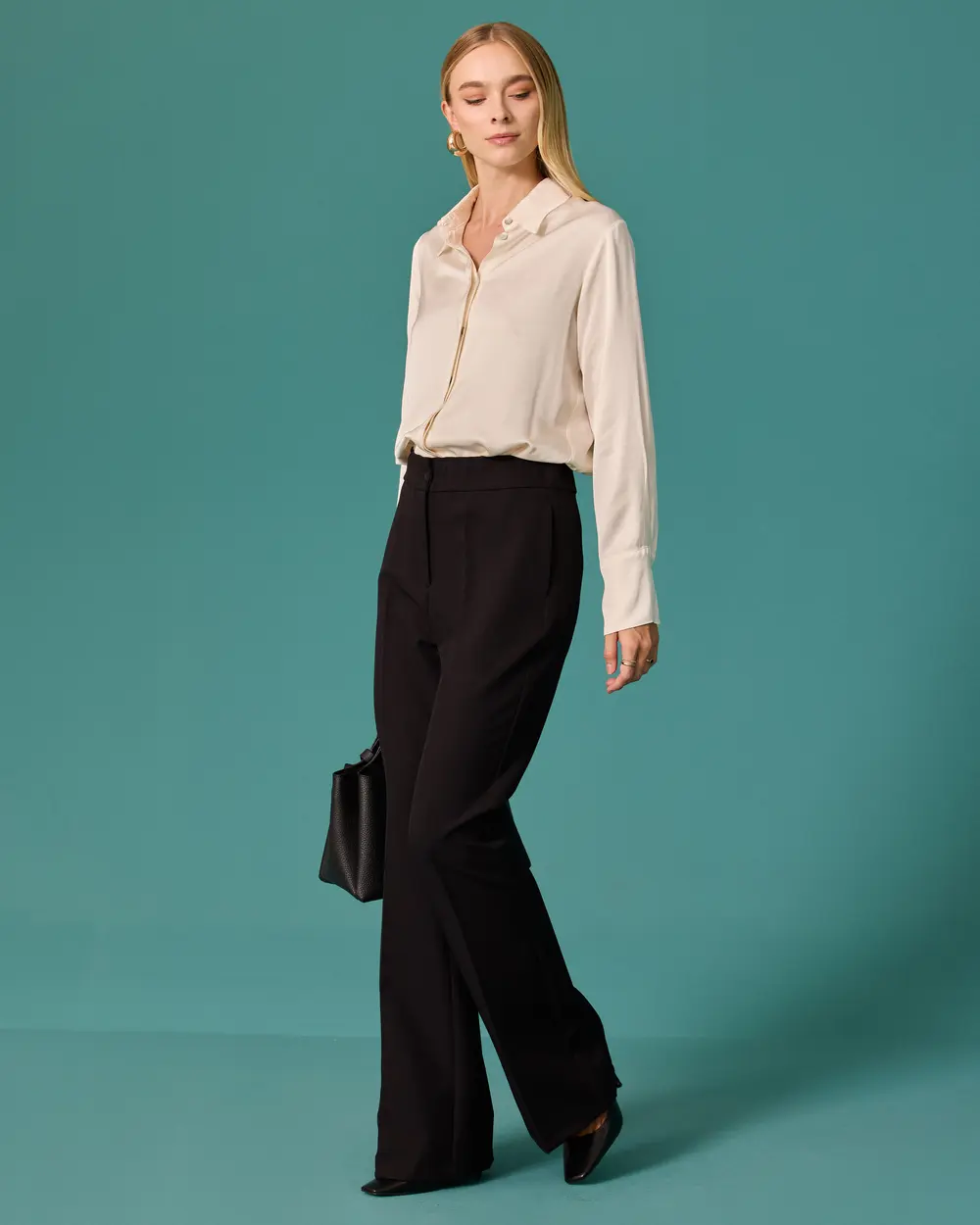 Yüksel Bel Lena Flared Pants