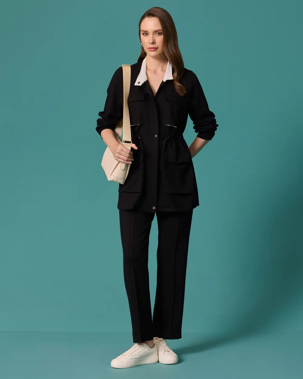 Regular-Waist, Straight-Leg, Classic Pants