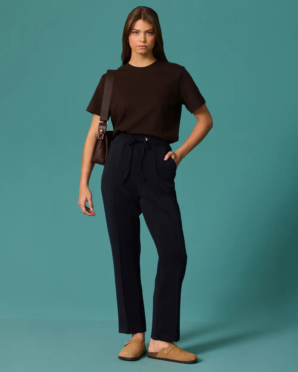 Ankle-Length, Carrot-Cut Sweatpants