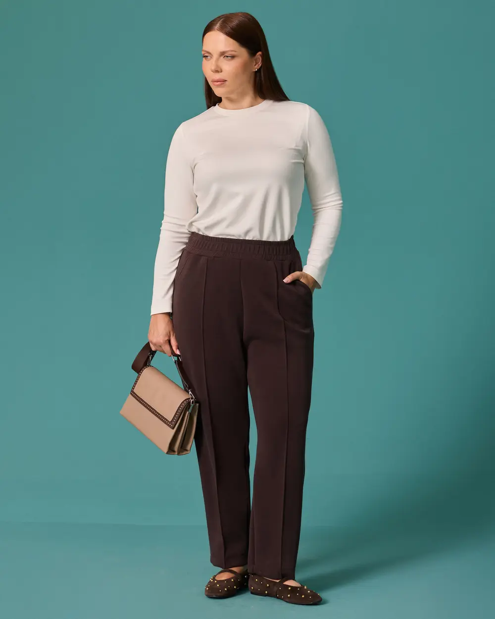 Plus-Size Carrot-Cut Sweatpants