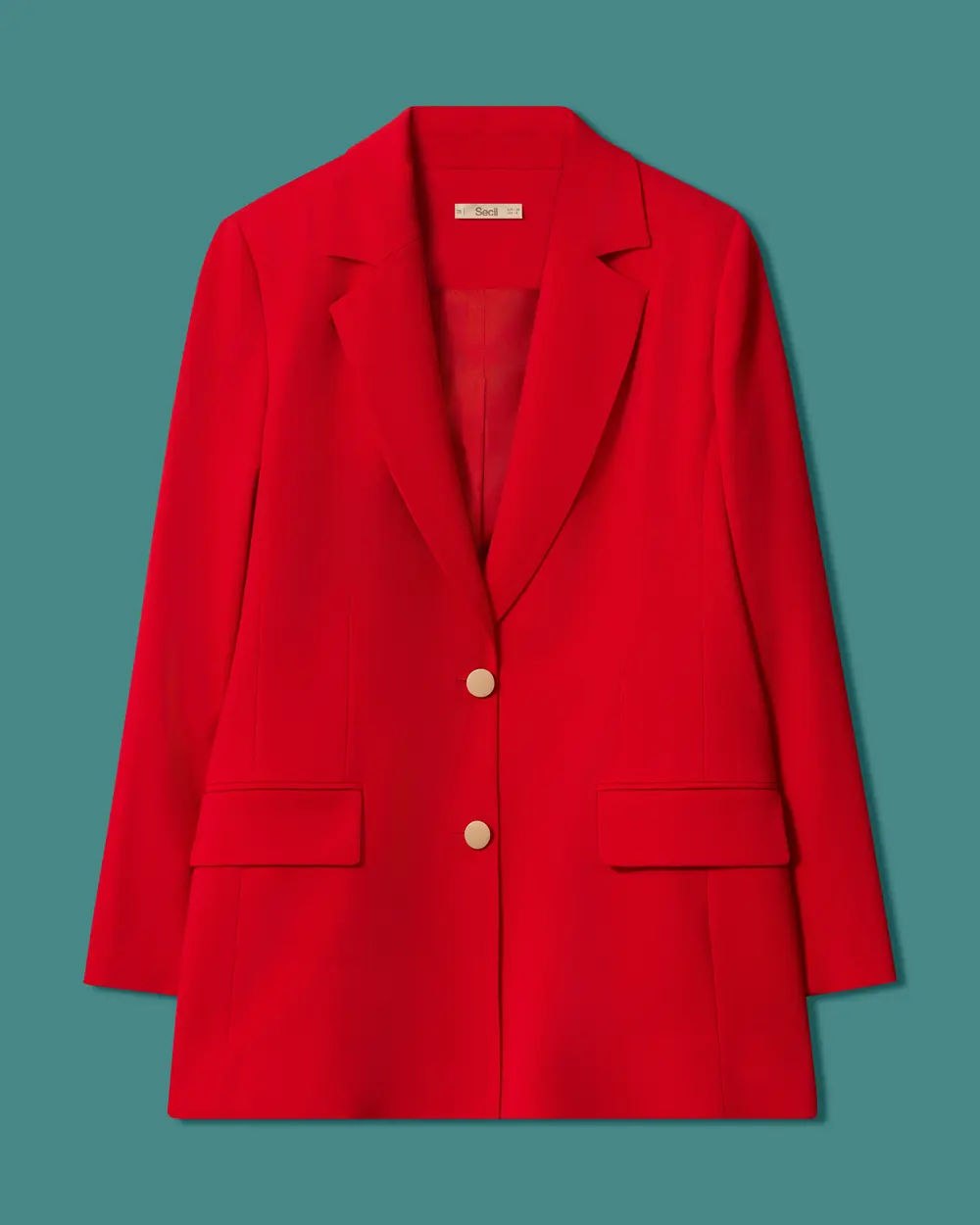 Vatka Detaylı Blazer Ceket