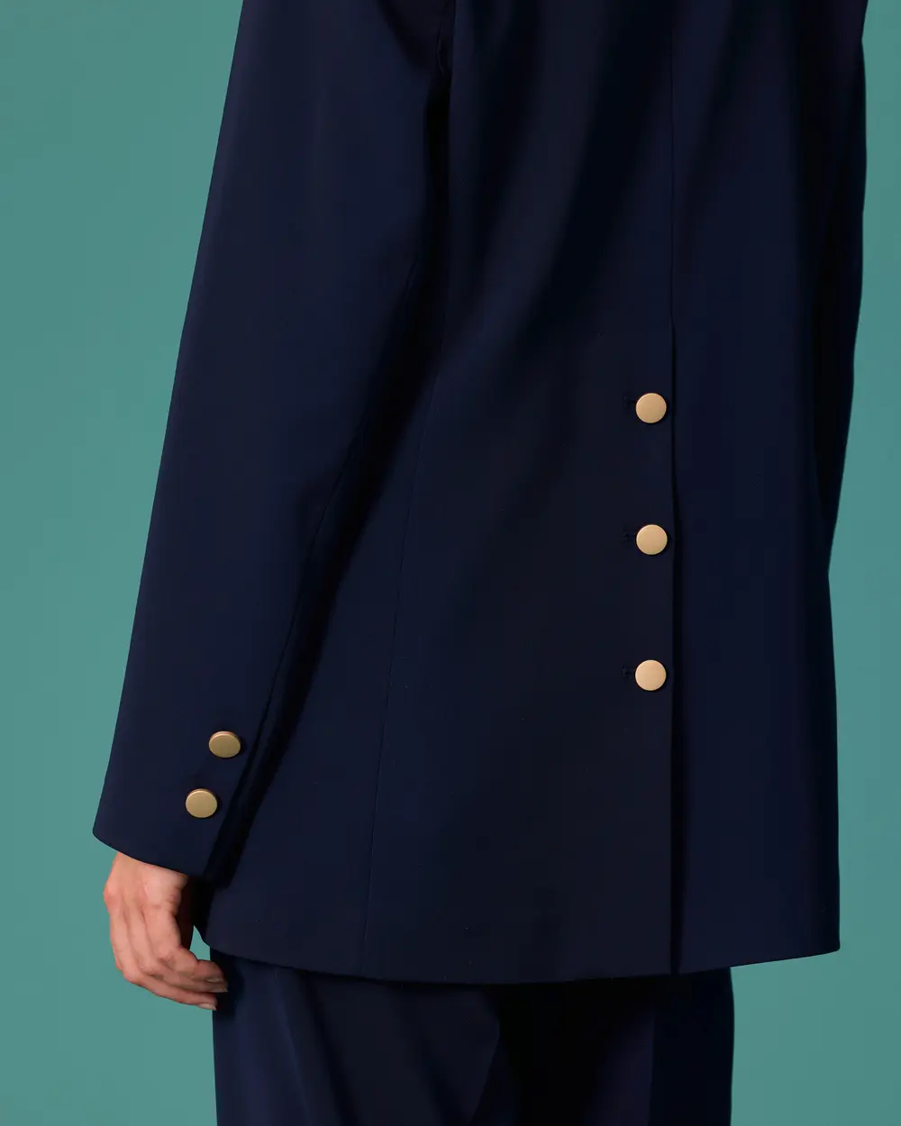 Vatka Detaylı Blazer Ceket