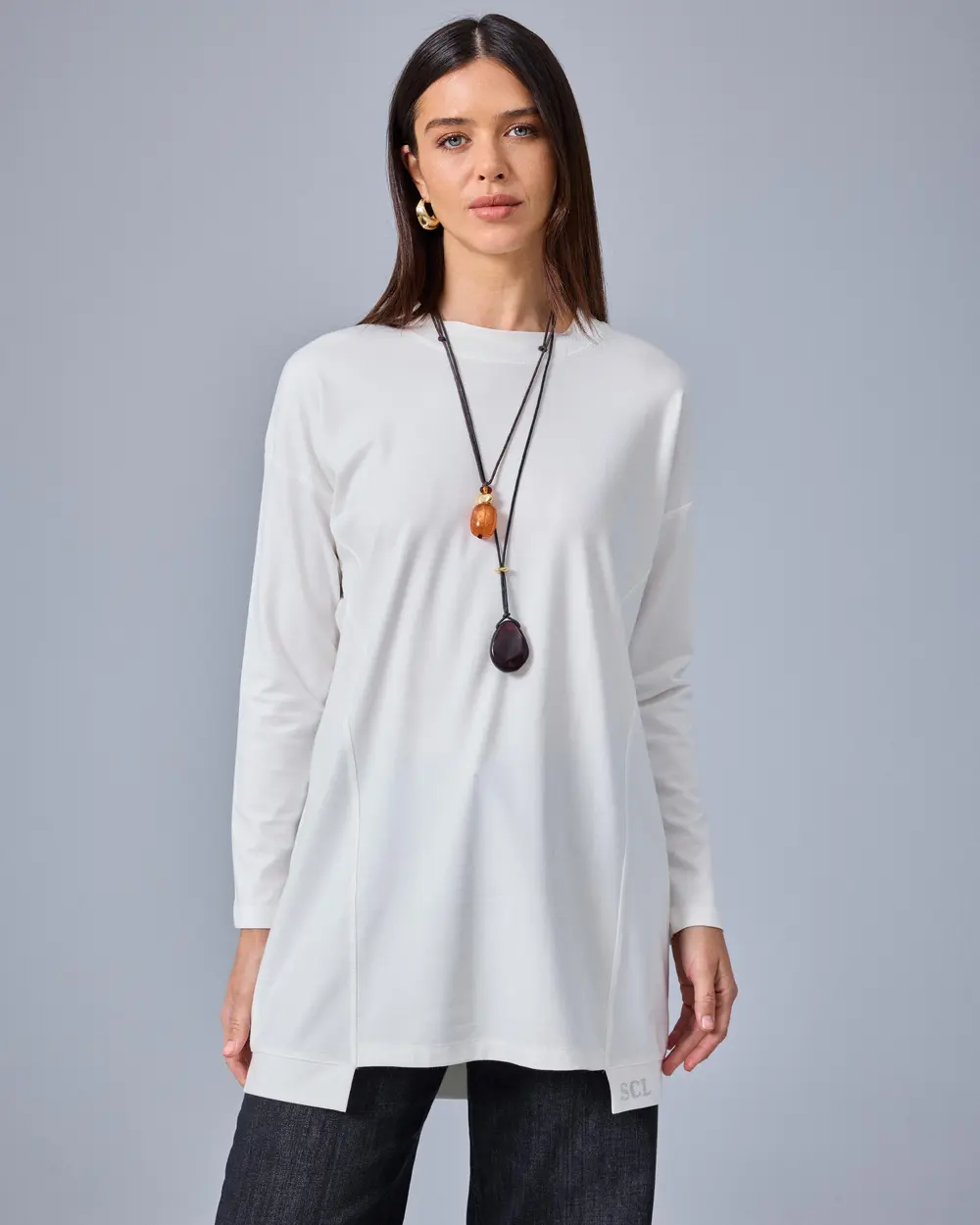 Sıfır Yaka Basic Tunik