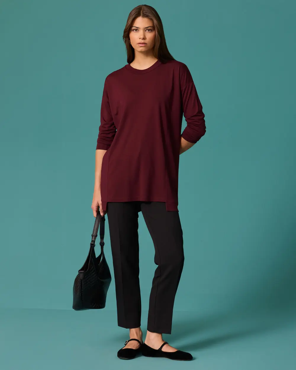 Sıfır Yaka Basic Tunik