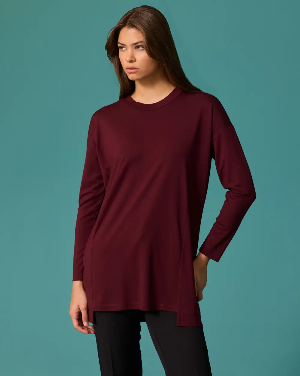 Sıfır Yaka Basic Tunik