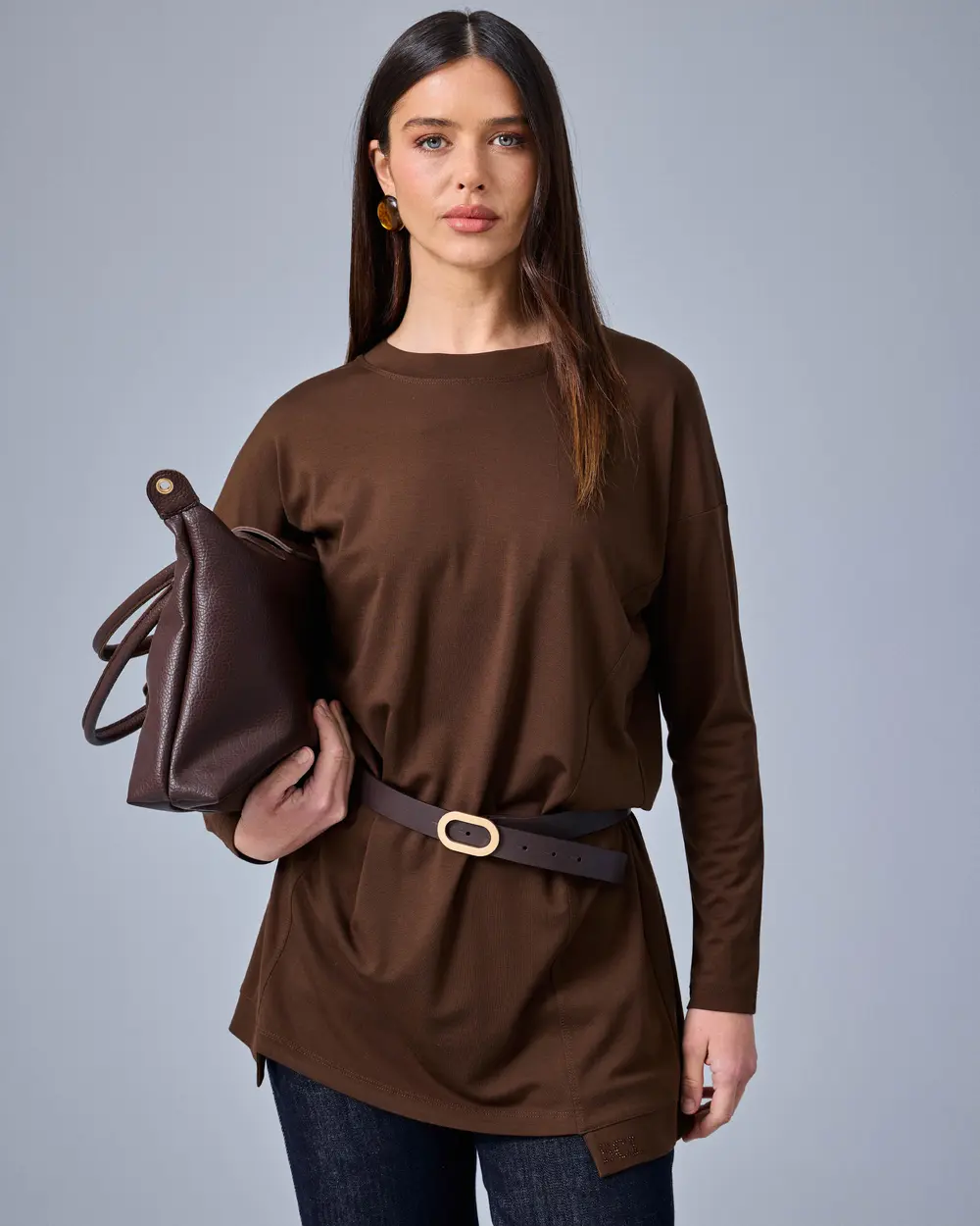 Sıfır Yaka Basic Tunik