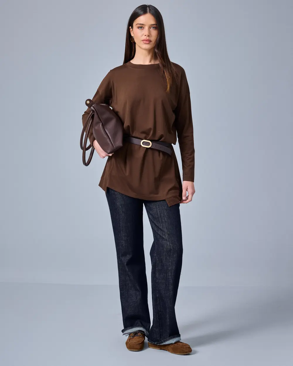 Sıfır Yaka Basic Tunik