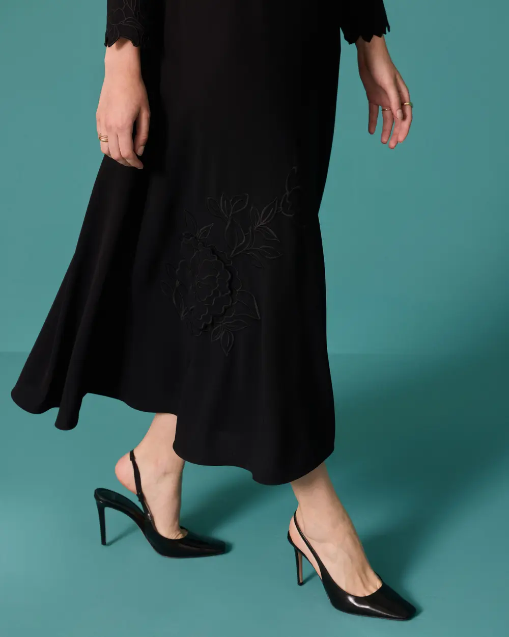 My A-Line Dress with a Detailed Belt