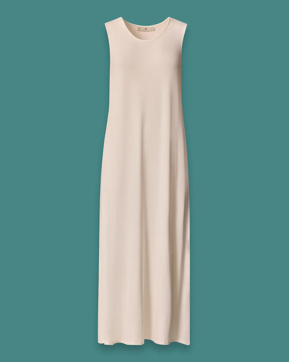 Crew-Neck Basic Slip Dress