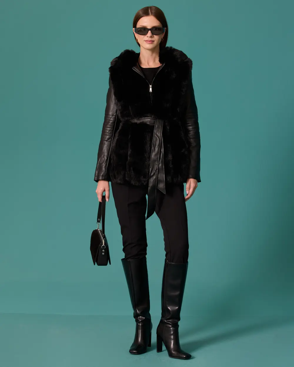 Tied-Detail Anorak Coat