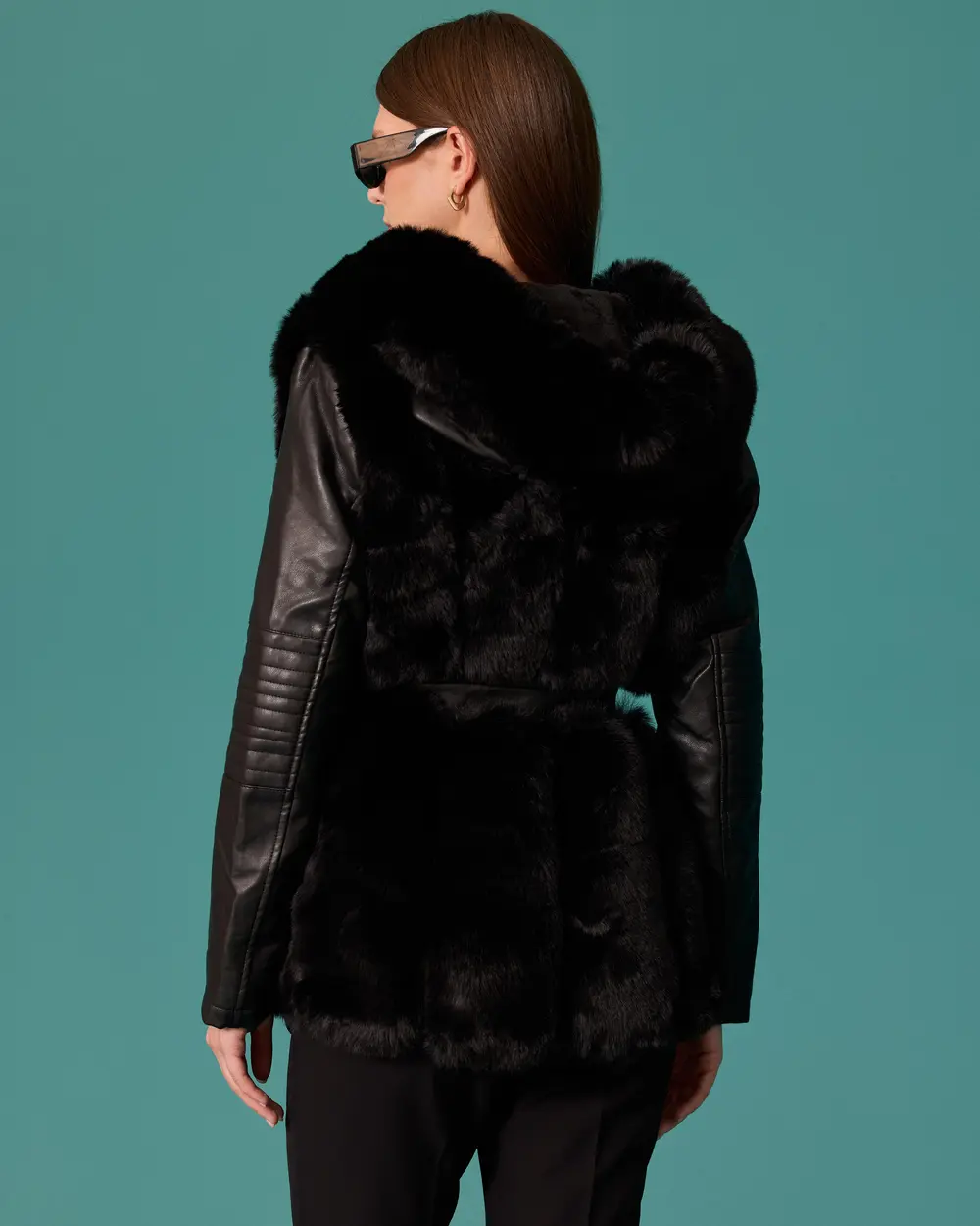 Tied-Detail Anorak Coat