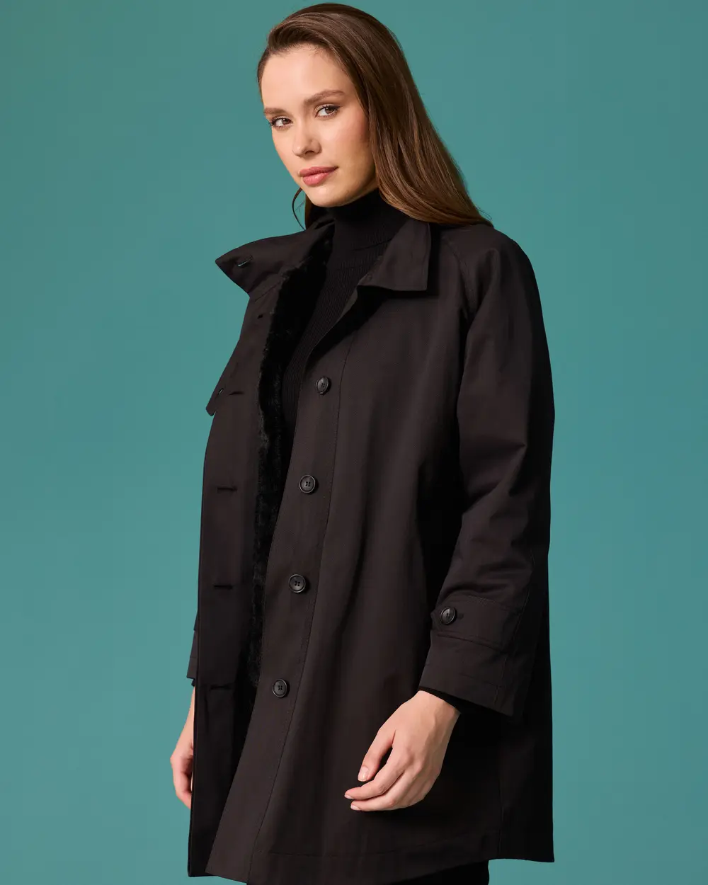 Dik Yaka Oversize Anorak