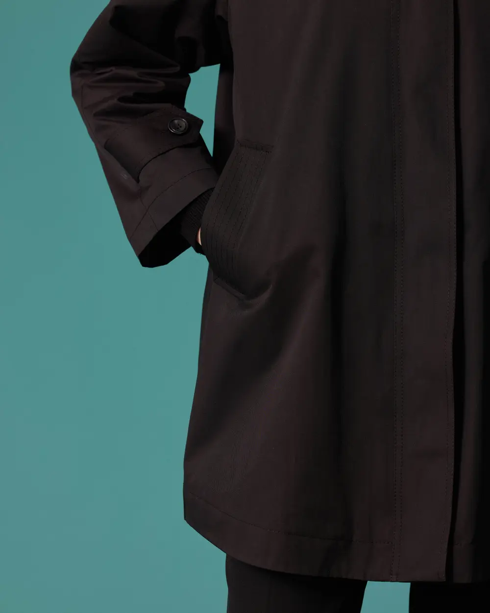 Dik Yaka Oversize Anorak