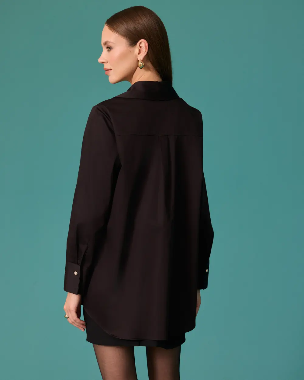 Regular-Fit Shirt with Cuff Details