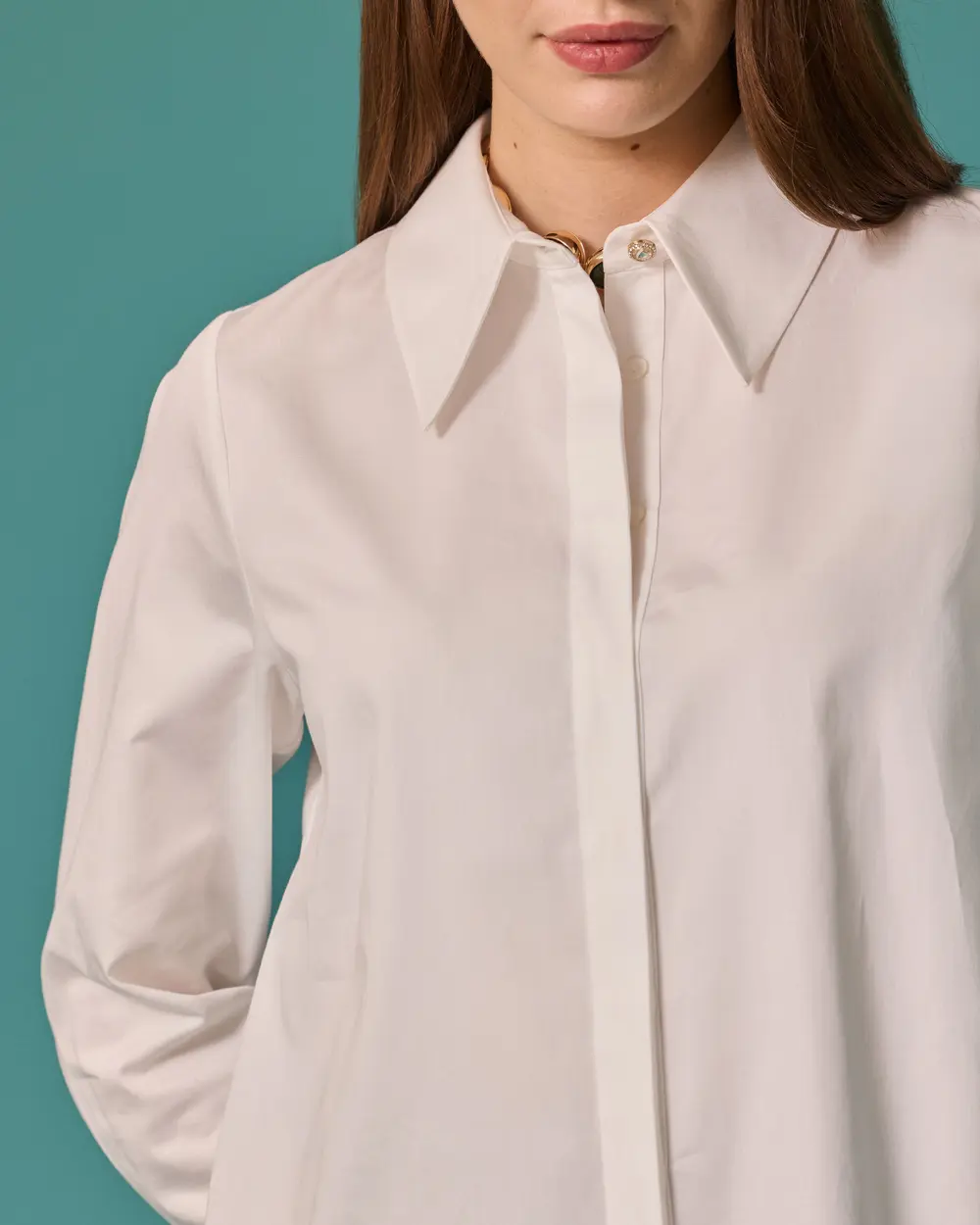 Regular-Fit Shirt with Cuff Details