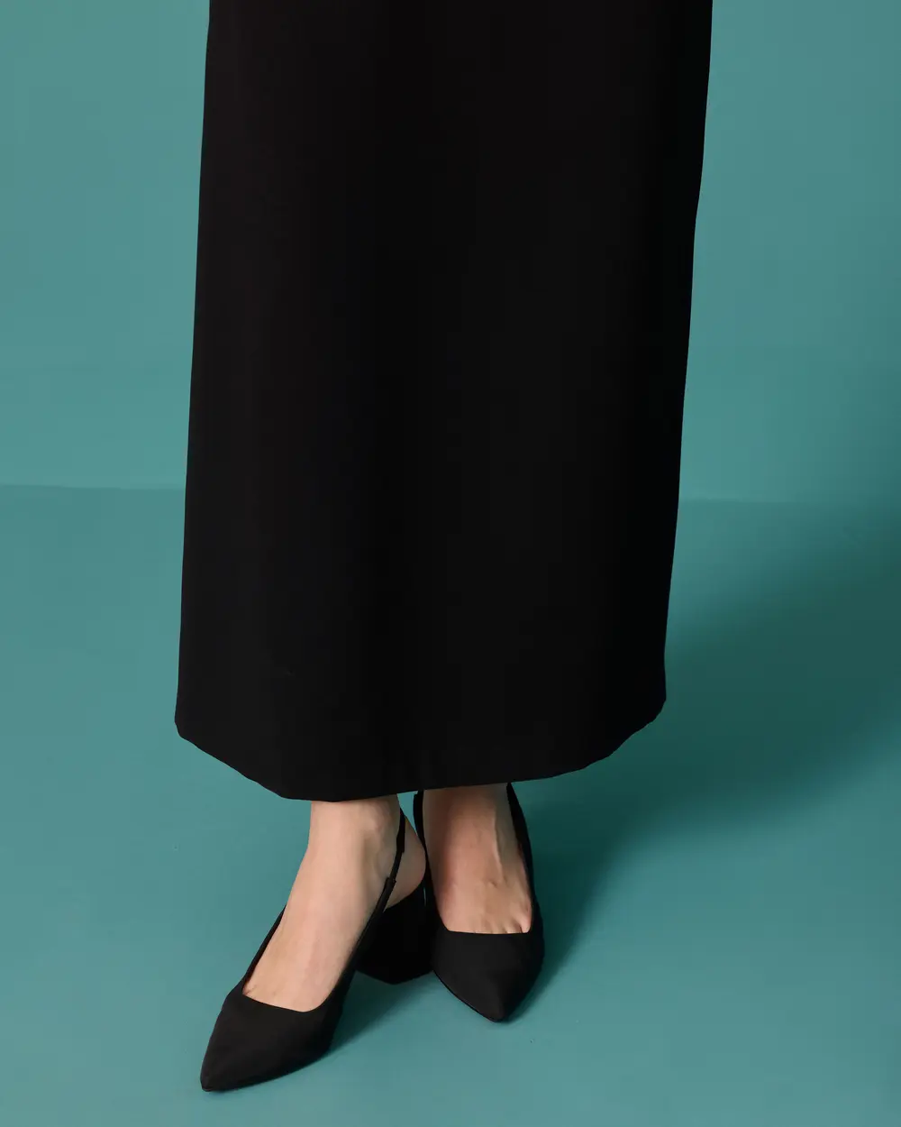 Yüksel Bel Classic-Cut Maxi Skirt