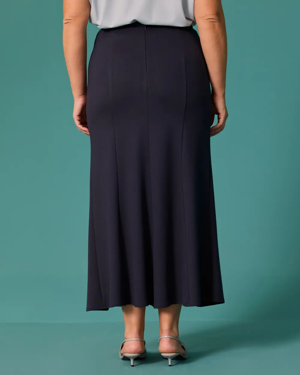 Plus Size Regular Waist A-Line Skirt