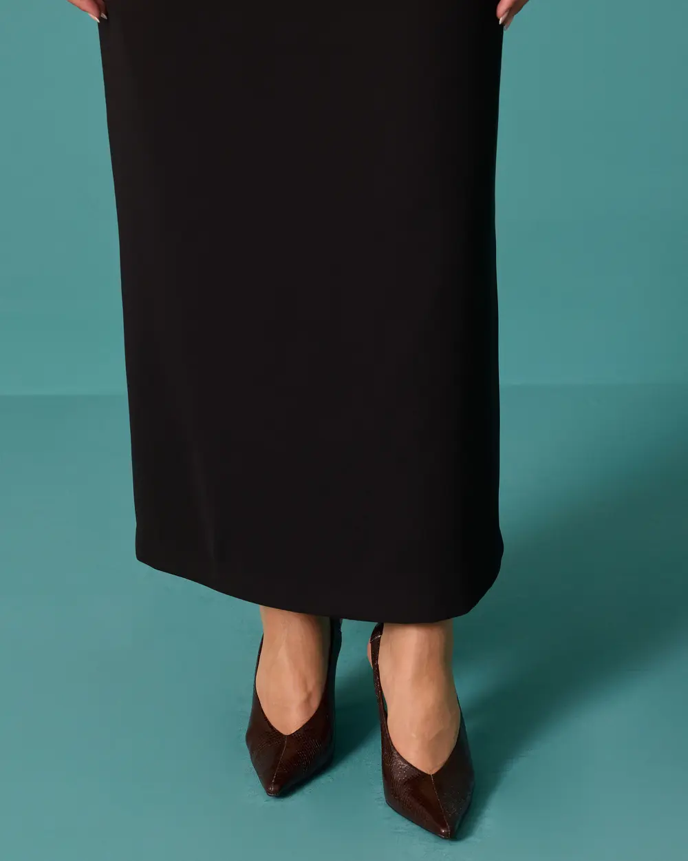 Plus Size Regular Fit Classic Skirt