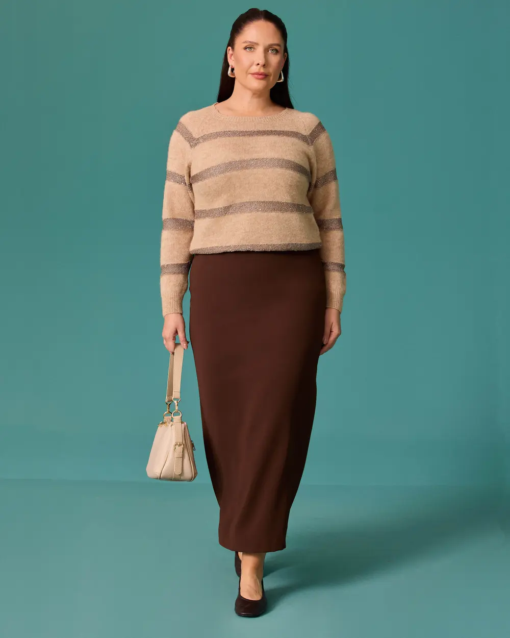 Plus Size Regular Fit Classic Skirt