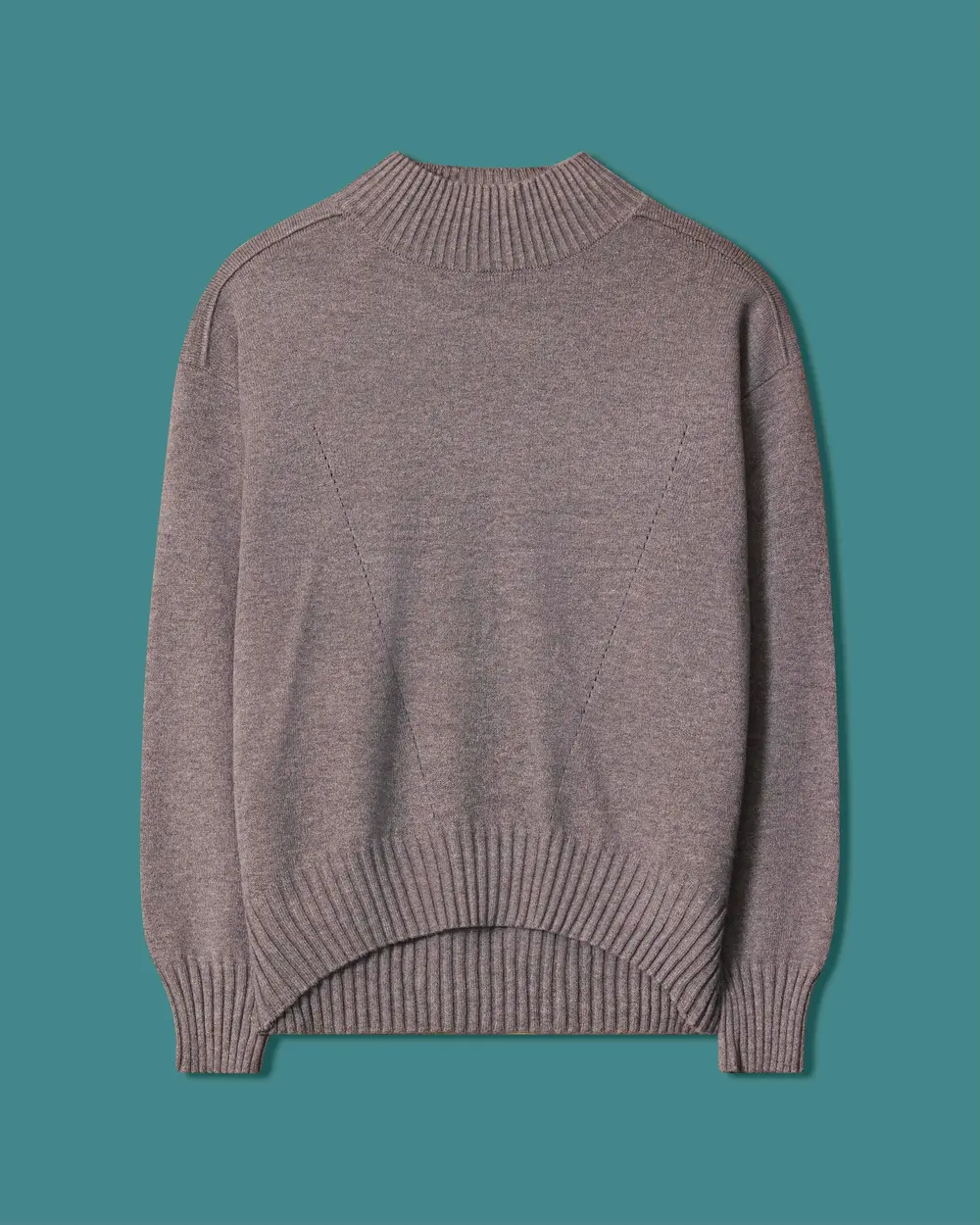 Dik Yaka Oversize Triko Kazak