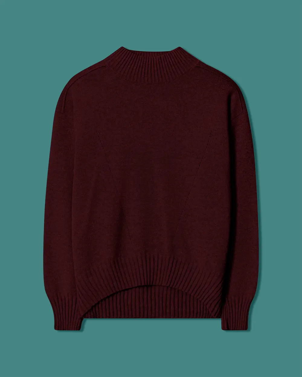 Dik Yaka Oversize Triko Kazak