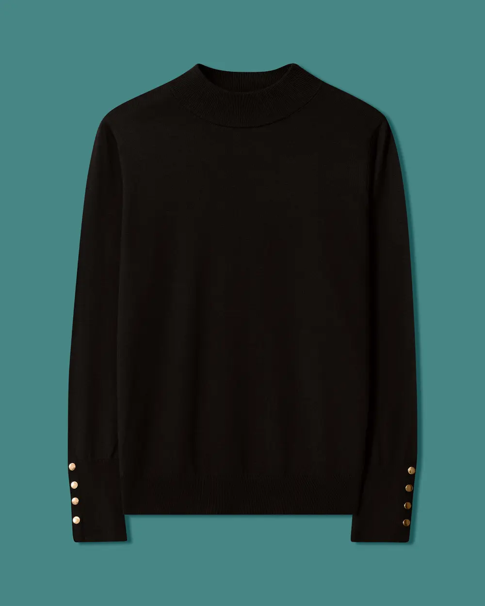 Half-Sleeve Basic Sweater