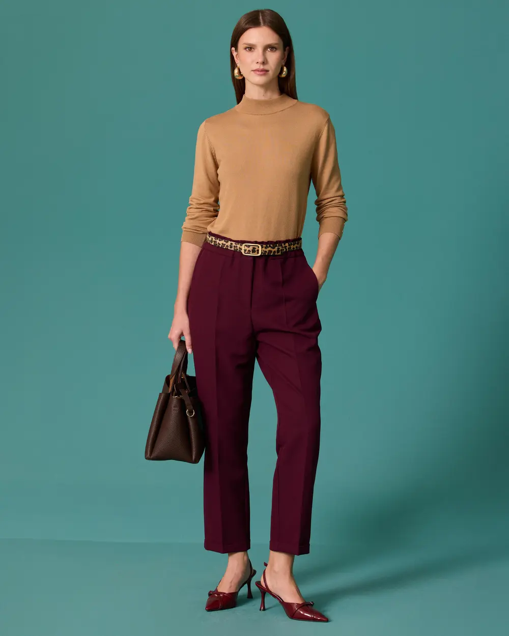 Half-Sleeve Basic Sweater