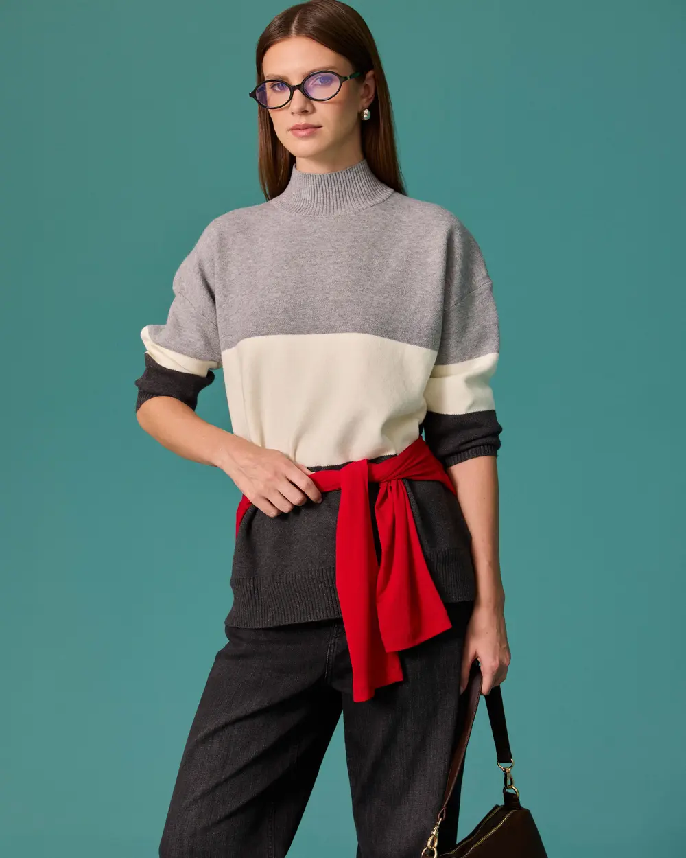 Striped Knit Sweater