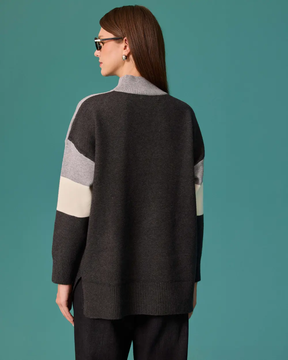 Striped Knit Sweater
